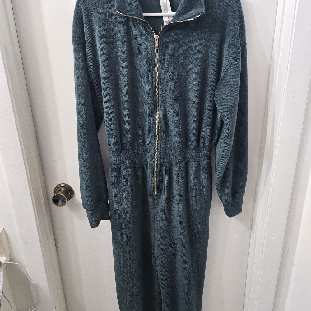 Fabletics Teal Zip-Up Jacket - image 1